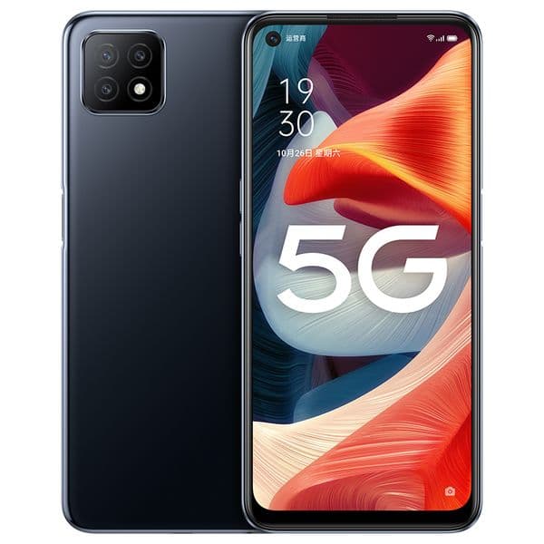 Original Oppo A53 5G Mobile Phone 4GB RAM 128GB ROM MTK 720 Android 6.5" Full Screen 16.0MP AI 4040mAh Face ID Fingerprint Smart Cell Phone