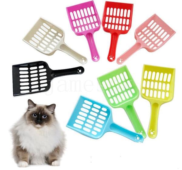 Cat Litter Shovel Pet Cleanning Tool Plastic Scoop Cats Sand Cleaning Products Toilet For Dog-Cat Clean Feces Supplies de121