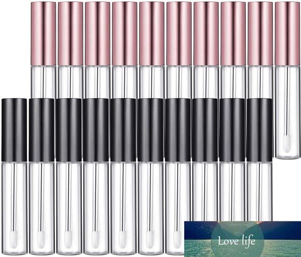 20 PCS 10 Ml Empty Lip Gloss Tubes Containers Mini Refillable Lip Gloss Balm Bottles DIY Make Up Tool Samples Travel Accessory