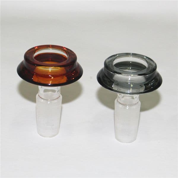 Hookah Glass Bowl 14mm 18mm Male dry herb taobacco bowls For Hookah Water Bong smoking Tobacco pipe