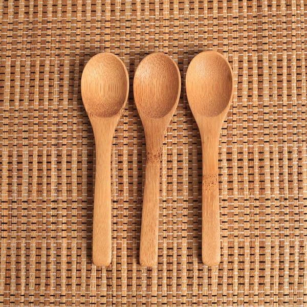 2021 Wooden Jam Spoon Baby Honey Spoon Coffee Spoon New Delicate Kitchen Using Condiment Small 12.8*3cm