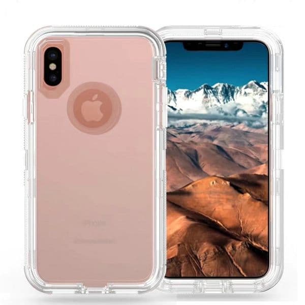 DHCPCF Clear Defender Phone Cases For iPhone 16 15 14 13 12 Mini 11 Pro X Xs Max XR 6 6S 7 Galaxy S22 S21 S20 Ultra S10 S10e S8 Note 22 20 8 9 10 Plus