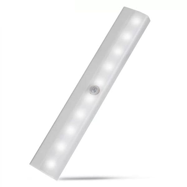 2022 new 10 LED Motion PIR Sensor Light Automatic Light Sensing Night Light For Clothing Store Adhesive Tape Wardrobe Lamp