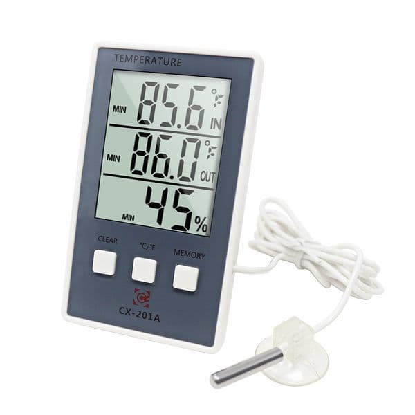New LCD Digital Indoor Outdoor Thermometer Indoor Hygrometer Temperature Humidity Meter with temp sensor