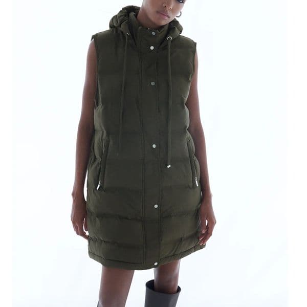 KUMSVAG Women Autumn Winter Warm Vest Coat Sleeveless Hooded Cotton Thicken Female Solid Fashion Street Waistcoat Outerwear 201031