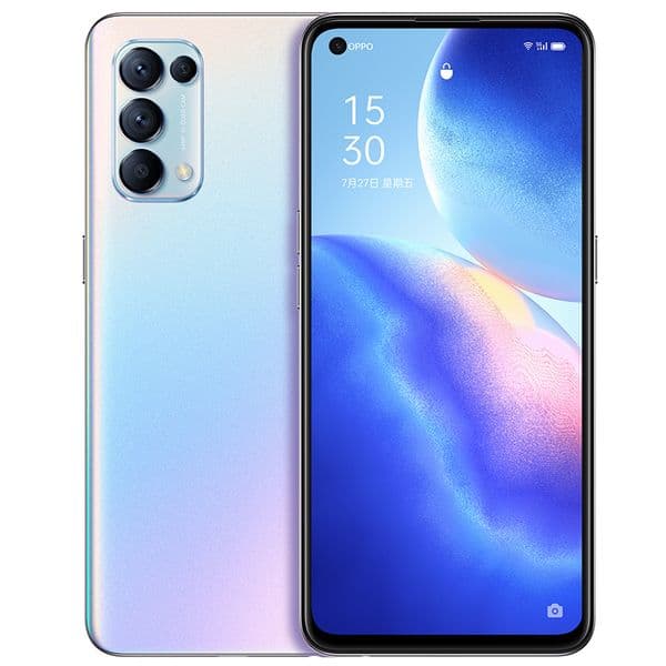 Original Oppo Reno 5 5G Mobile Phone 8GB RAM 128GB ROM Snapdragon 765G Octa Core 64MP AI OTG 4300mAh Android 6.43" OLED Full Screen Fingerprint ID Face Smart Cell Phone