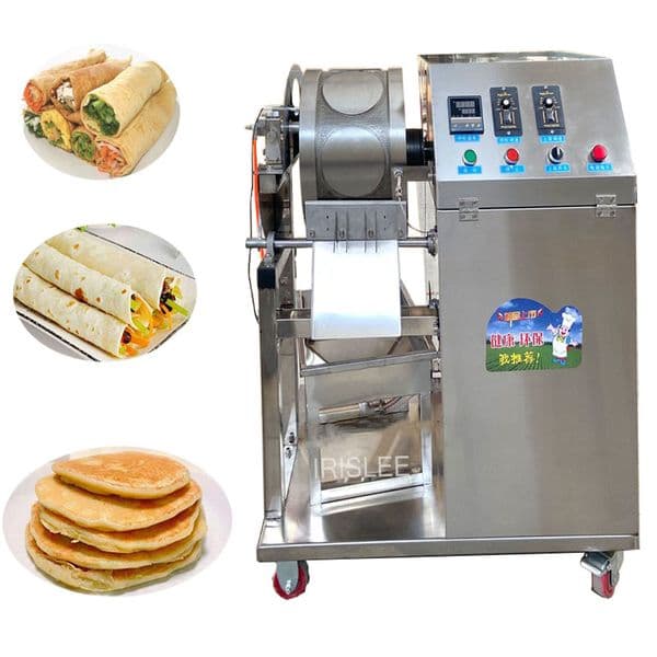 Spring Roll Pastry Machine Fully Automatic Commercial Spring Roll Pastry Machine Manufacturer Roast Duck Cake Spring Cake Machine
