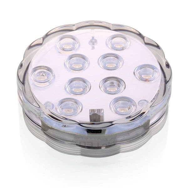 2021 new RGB Waterproof Battery Powered Lights with IR Remote Controller for Aquarium Vase Base Pond Swimming Pool Garden Party Weeding