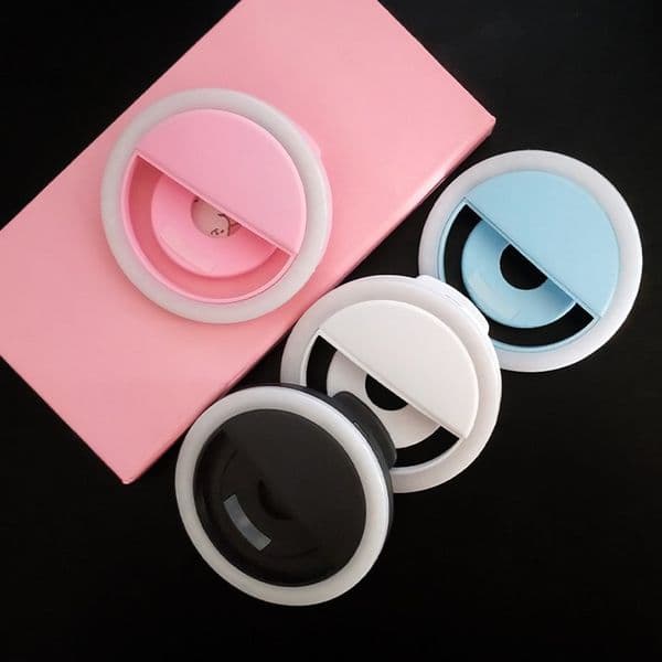 Charging LED Flash Beauty Fill Selfie Lamp Lighting Camera Photography Rechargeable Ring Light For Smart Mobile Phones
