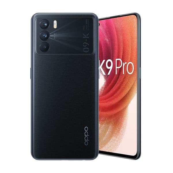 Original Oppo K9 Pro 5G Mobile Phone 12GB RAM 256GB ROM MTK Dimensity 1200 Octa Core 64.0MP NFC 4500mAh Android 6.43" Full Screen Fingerprint ID Face Smart Cellphone