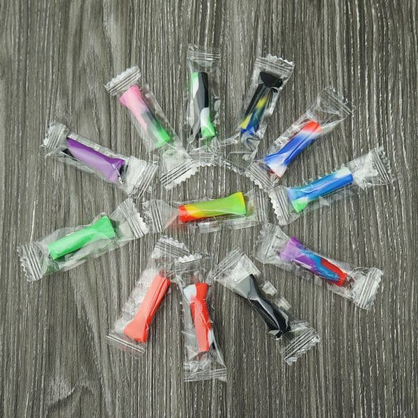 Silicone Filter Tips Flat Mouth Tip Eco-friendly Reusable Mouthpiece Rolling for Cigarette Holder Smoking Pipe Dry Herb Tobacco Papers with Single Packaging DHL