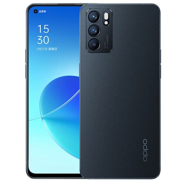 Original Oppo Reno 6 5G Mobile Phone 12GB RAM 256GB ROM MTK Dimensity 900 Octa Core 64.0MP Android 6.43 inches AMOLED Full Screen Fingerprint ID Face Smart Cellphone