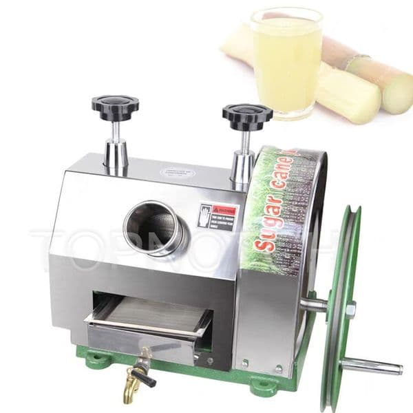 Hand Crank Sugarcane Juicer Stainless Steel Sugar Cane Crusher
