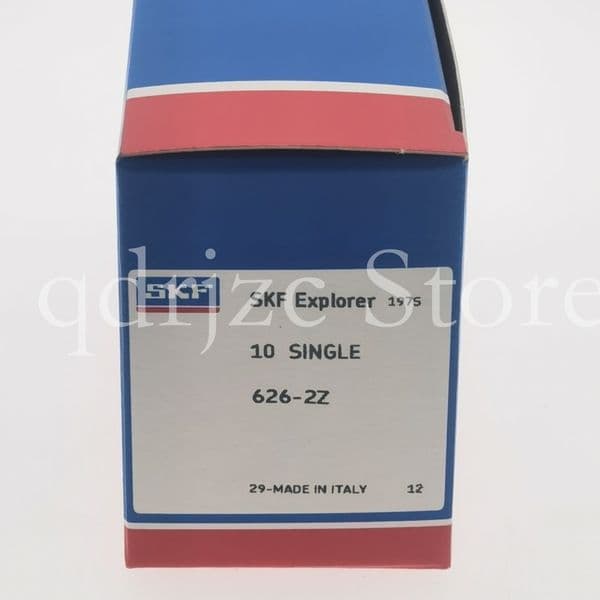 (10 pcs) SKF deep groove ball bearing 626-2Z = 626ZZ 626Z 6X19X6mm