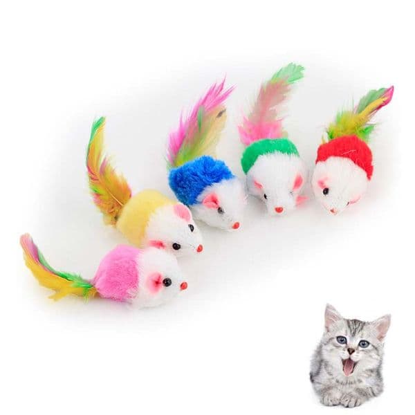 fat cat toysLovely Mouse for Cat Dogs Funny Fun playing contain catnip toys Pet supplies Mixed color 100pcs/lot
