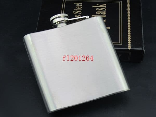 Fedex DHL Free Shipping Factory price! 8 oz 220ml stainless steel Mini hip flasks,20pcs/lot