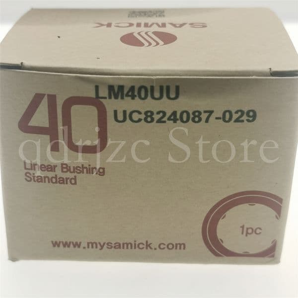 SAMICK linear motion bearing LM40UU = LM406080NUU LMU40 SM40GUU 40mm 60mm 80mm