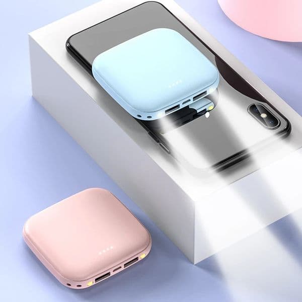 10000mAH 20000mAh Mini Power bank Portable 2.1A Fast Charger Powerbank External Battery Charging For Smart Mobile Phone FD48185020