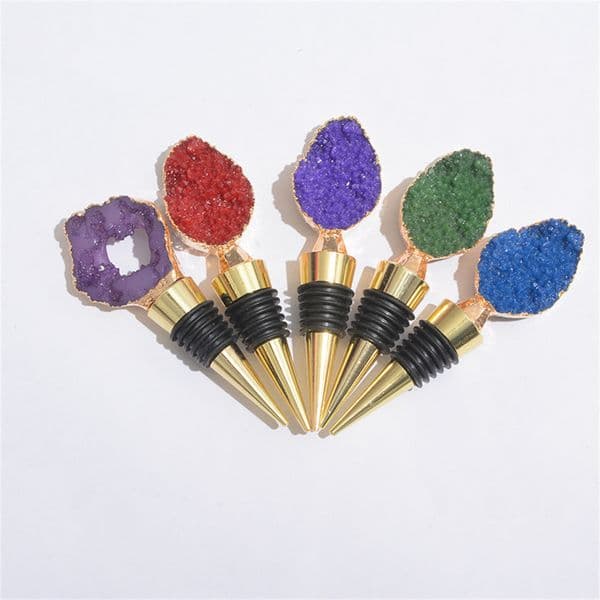 Bar Tools Wine Bottle Stoppers Champagne Saver Sealer Decorative Crystal Whiskey Preserve Wedding Gift & Decoration