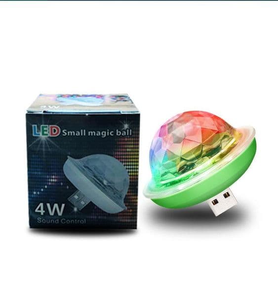 2022 new Mini USB LED Disco DJ Stage Effects Light Portable Family Party Ball Colorful Lights Bar Club Effect Lamp Mobile Phone Lighting