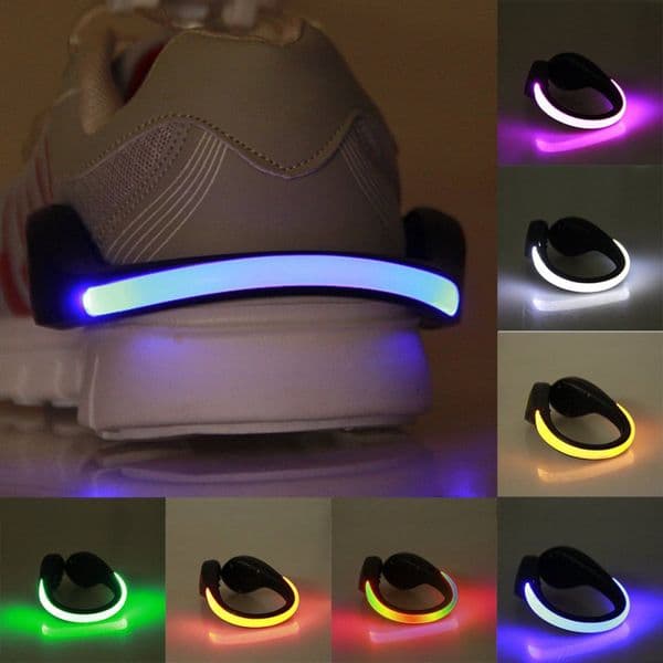 Outdoor bike light Running Lightings Novelty Lighting Luminous LED Clip Warning Lamp Night Walking Lamps Safety Shoe Lights D1.0