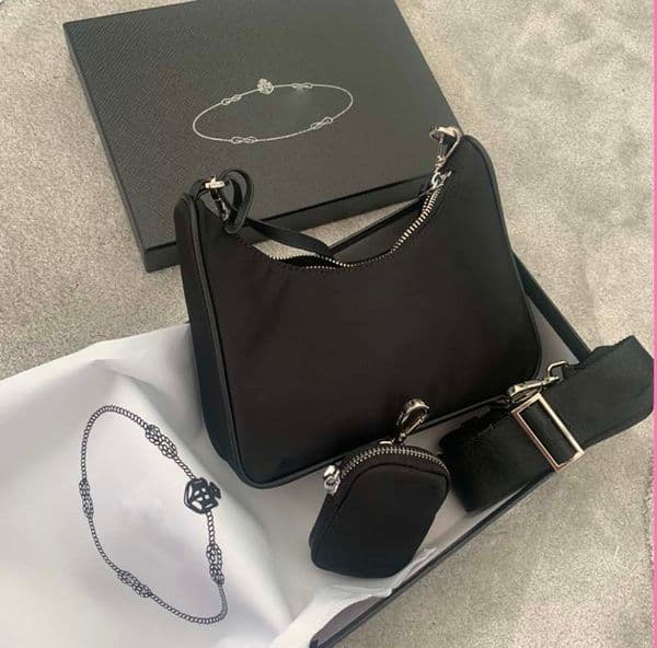 Crossbody Designers Bags nylon Handbags Sacoche Multi Pochette 2005 Luxury high quality wallet womens Shoulder bag Hobo purses cross body lady chains messenger