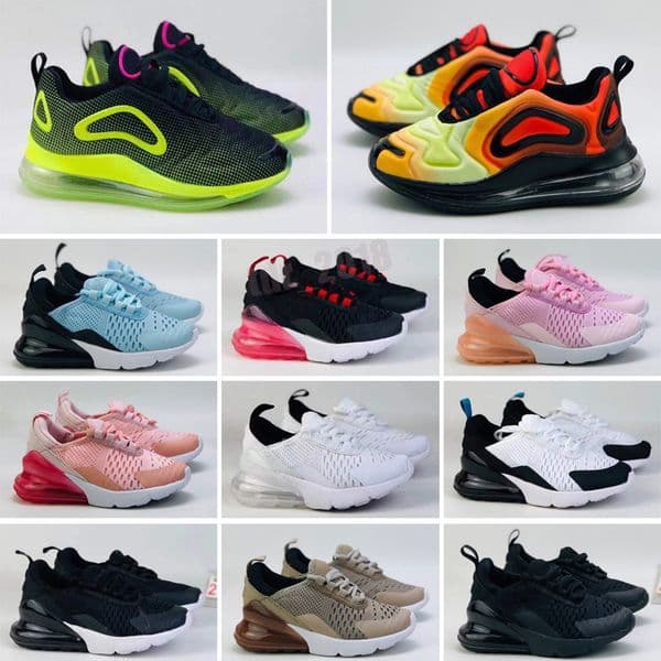 Infant Total Eclipse Kids running shoes Throwback Future Sunset Spirit Teal Sneaker Sea Forest outdoor Sports toddler boy & girl Trainer