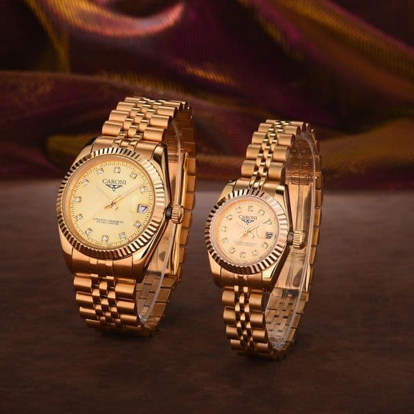 Antique watch movement mens automatic gold watch Full Stainless steel Sapphire waterproof Luminous Couples Style Classic Wristwatches womens watches montre