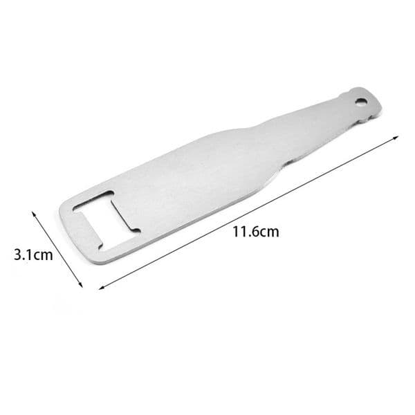 Creative Beer Opener Stainless Steel Flat Bottle Opener Remover Bar Blade Home Hotel Wedding Party Beer Bottle Opener