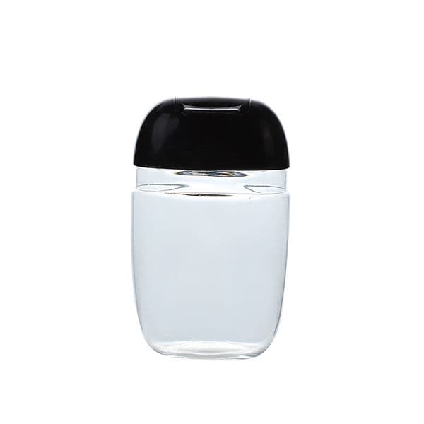 30ml PET Plastic Half Round Flip Cap Bottle Children's Carry Disinfectant Hand Sanitizer Bottle DH8511