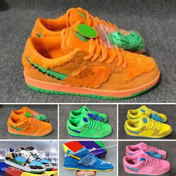 Classic SB BEAR PRO QS CUT LOW Children basketball shoes boy girl youth kid sport Running boots Sneaker size 28-35