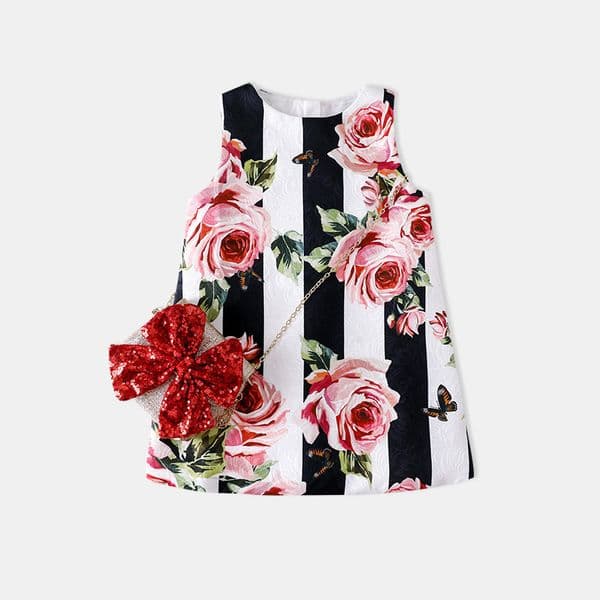 Brand Baby Girls Dress Lapels Children Clothing England Style Cotton Straight Kids Dresses