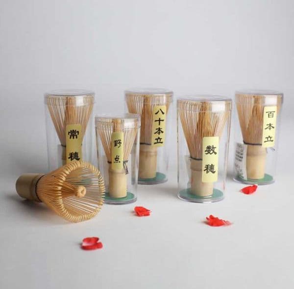 Bamboo Tea Whisk Brush Japanese Ceremony Bamboo-Matcha Practical Powder Whisks Coffee Green Tea-Brush Japanese-Tea Scoop SN6005