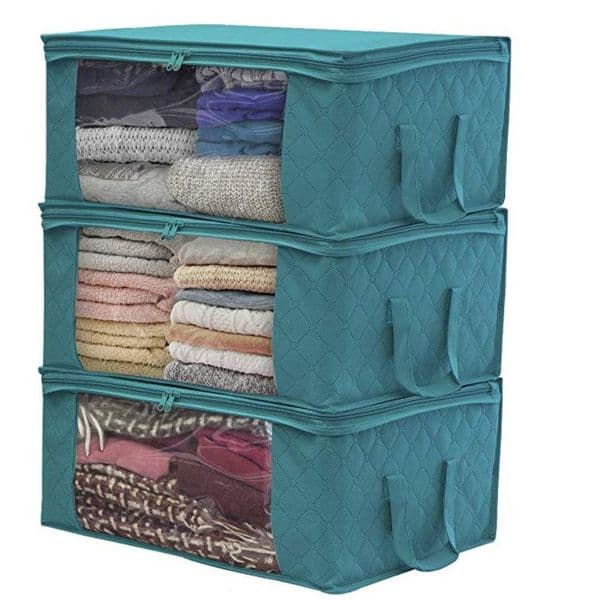 The latest 49X36X21CM folding non-woven storage box, many styles to choose from, support customization LOGO