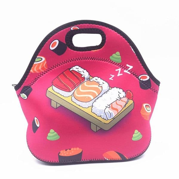 Neoprene Tote Bag Lunch Bags insulated handbag Insulated Soft With Zipper Design DH11