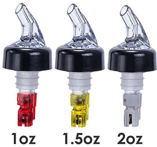 Bar Tools 100pcs/lot 1oz 1.5oz 2oz Quantitative Wine Pourer Spout Wine-Dispenser Liquor Oil Wine Bottle Pourers Decanter SN4537