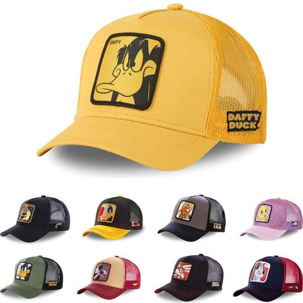 Hot New Brand Anime Bunny Looney TAZ DUCK Snapback Cotton Baseball Cap Men Women Hip Hop Dad Mesh Hat Trucker Dropshipping