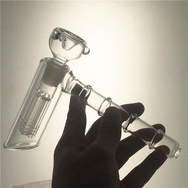 Hand made Smoking Pipe Glass bubbler Oil Burne Water pipes thick glass Smoking Arms Tree Hammer 18mm Banger
