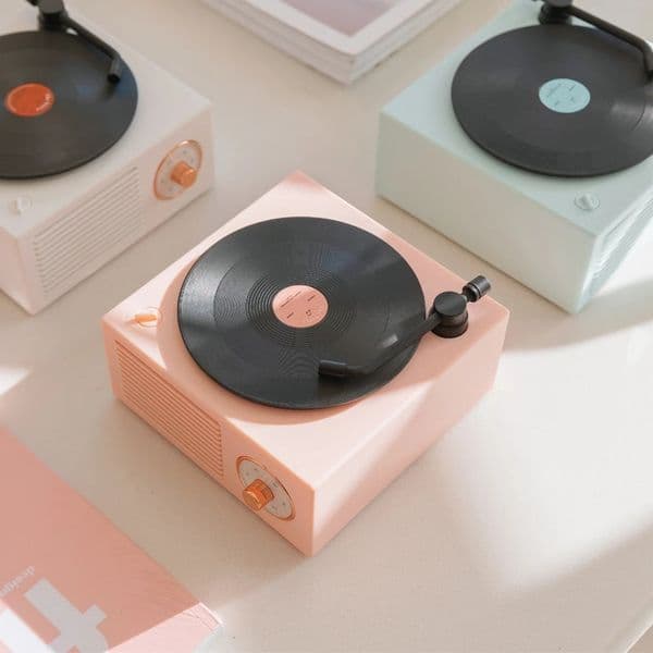 X10 Bluetooth Speaker Portable Wireless Music Player Retro Nostalgic Record TF Card Support Holiday Gift for Mobile Smart Cell Phone