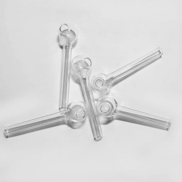 QBsomk Hookahs Pyrex Glass Oil Burner Pipe Clear Color quality pipes transparent Great Tube tubes Nail tips