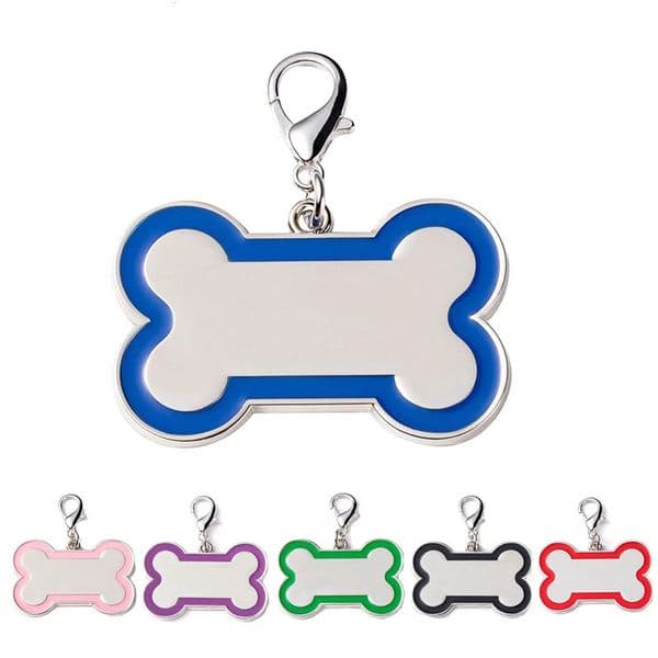 Dog Cat ID Tag Colorful Pet Collar Accessories Dogs Name Tags Personalized Stainless Steel Pets Collars Tag Wholesale