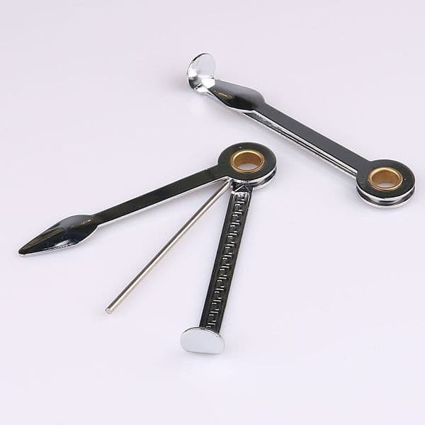 3 in1 Smoking Pipe Cleaner Cleaning Tool Reamers Tamper for hookahs Stainless Steel Tobacco Pipes Clean Tool