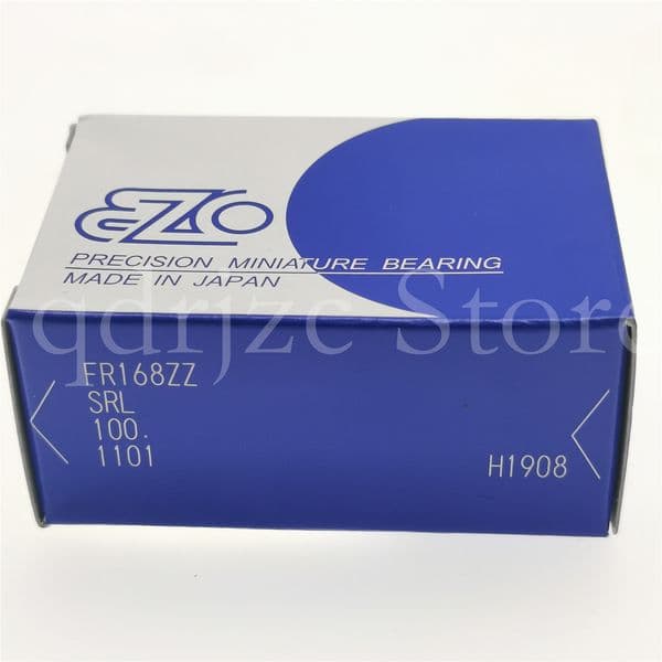 (10 pcs) EZO flanged edge inch bearings FR168ZZ = RIF-614ZZ FX1/4ZZ RF1624-2Z F6350A-2Z ULKZ8012 6.35mm X 9.525mm X 3.175mm