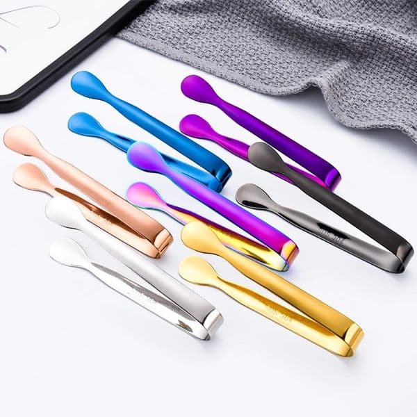 Kitchen Tools 304 stainless steel sugar cube clip thickened burr-free ice cube clips wine accessories
