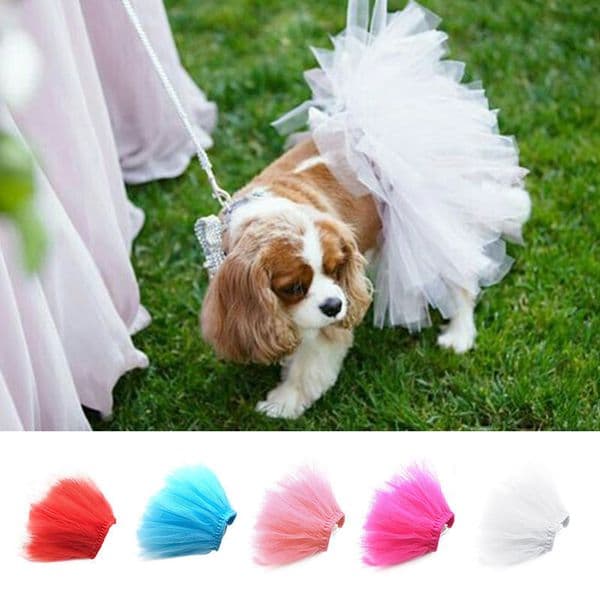 Dog Apparel Pet Tutu Skirt for Dogs and Cats Birthday Parties Event Dress Celebrations Stain Cosplay Costumes for Hallowee ZC1172