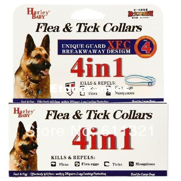 Free Shipping New Kill Flea & Tick Collar For Large Dog Cat Pet Supplies Product Adjustable 12"-18.5"