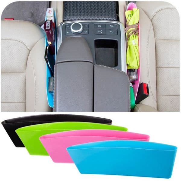 Storage Box Seat Pocket Plastic Large Cracks Compressible Car Seats Bus Trash Debris Glove Boxes Home Out Door Off-Road Vehicle Caught Dust Bag Oraganizer