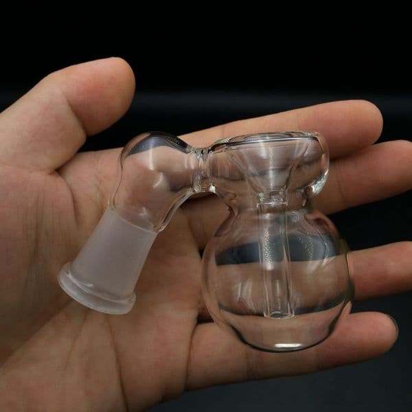 Glass Ash Catcher Male Female 18mm 14mm Glass Bowl Ash Catcher Adapter Bubbler Glass Percolator adaptor bongs water pipe Ashcatcher Bowl