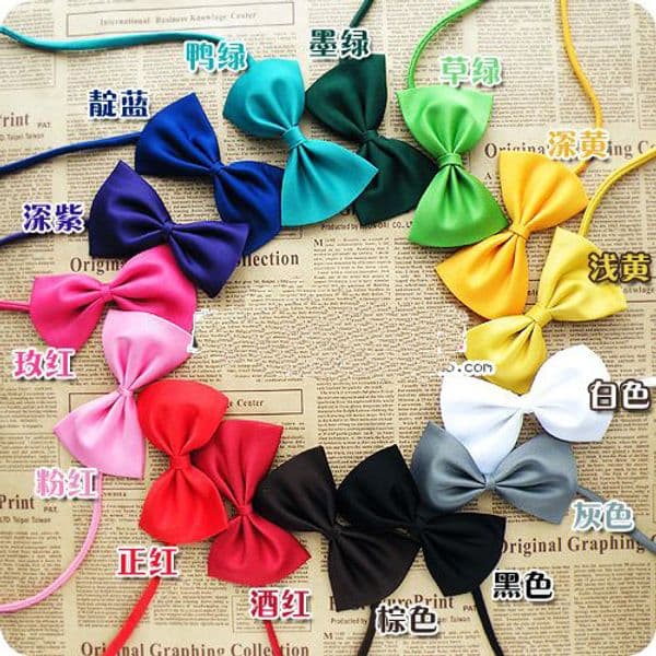 Hot Sales Dog Necktie Dog Bow Tie Cat Tie Supplies Pet Headdress adjustable bow tie Free shipping