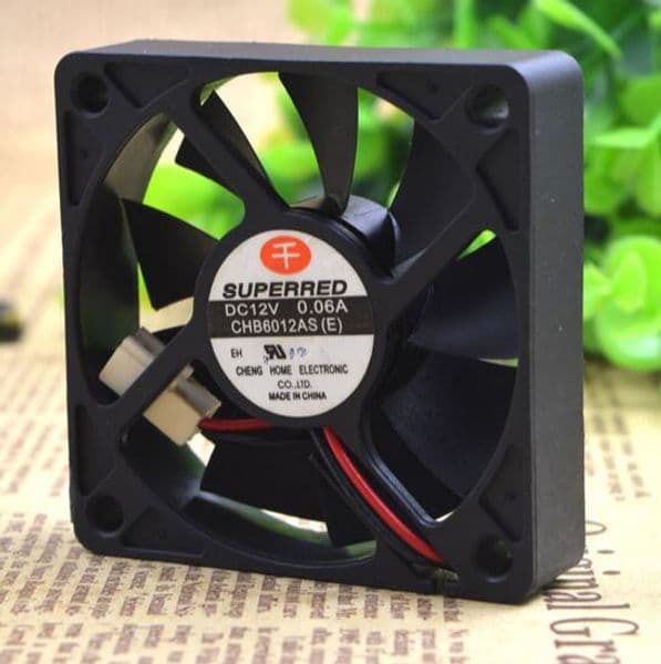 SUPERRED 60*60*15 6CM CHB6012AS 12V 0.06 2 wire ultra quiet cooling fan power supply